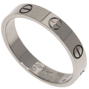 Cartier Mini Love Ring 55 18K White Gold